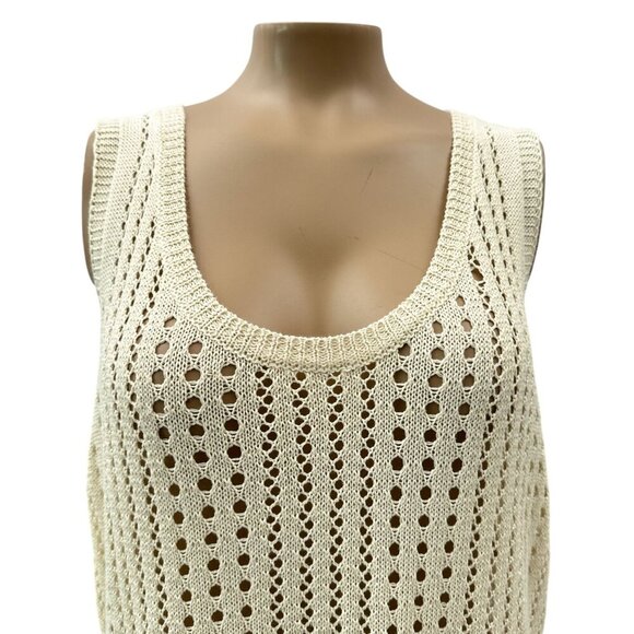 Cupshe Womens Cover Up Beach Dress Swimsuits Crochet Hollow Out  Drawstring XL - Picture 14 of 15